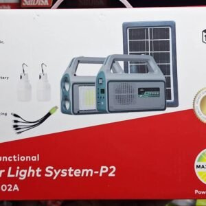 Système d'Éclairage Solaire Multifonction P2 (7200mAh)